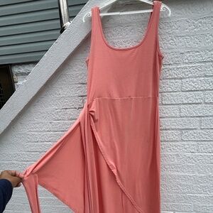Pink cotton dress